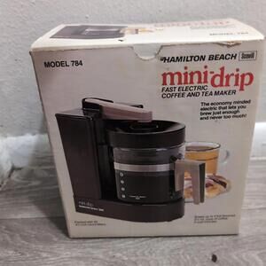 Vintage Hamilton Beach 4 Cup 784 Mini Drip Coffee/Tea Maker/New In Opened Box